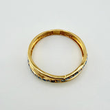 Anillo Carril Enlazado 1.65gr / T6 3/4 / Oro Amarillo 18K ©