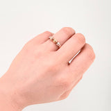Trio Beads Ring 1.35gr / T5 / Three Golds 18K