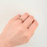 Anillo Trío Bolas 1.9gr / T8 / Tres Oros 18K