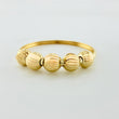Anillo Bolas 1gr / T6 1/2 / Oro Amarillo 18K ©