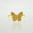 Anillo Mariposa 0.9gr / T6 1/2 / Oro Amarillo 18K