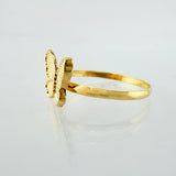 Anillo Mariposa 0.9gr / T6 1/2 / Oro Amarillo 18K