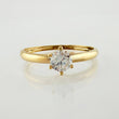 Anillo Solitario 1.2gr / T7 1/2 / Oro Amarillo 18K ©