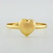 Anillo Corazón 0.75gr / T7 3/4 / Oro Amarillo 18K ©