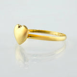Anillo Corazón 0.75gr / T7 3/4 / Oro Amarillo 18K ©