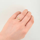 Anillo Corazón 0.7gr / T7 1/2 / Oro Amarillo 18K