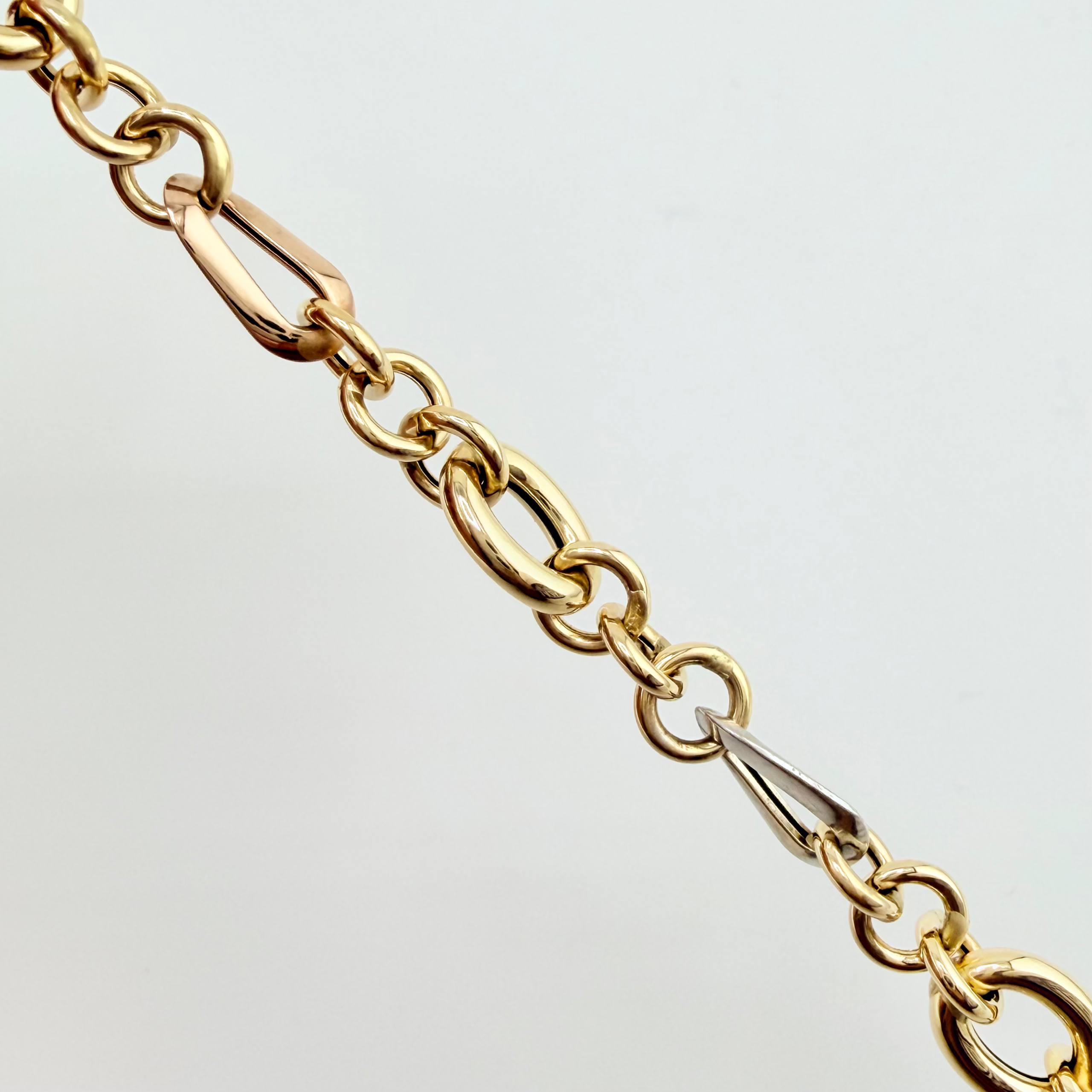 Pulso Aro Seguido 3.85gr / 7 1/2 in / 5mm Tres Oros +4 18K