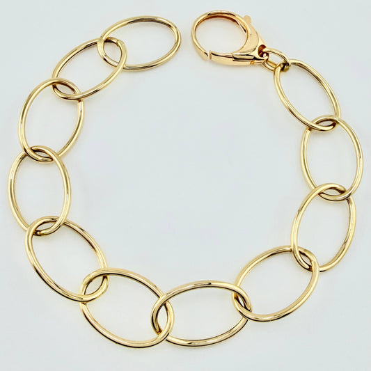 Pulso Burbujas 6.4gr / 7 1/2 in / 12mm Oro Amarillo +4 18K