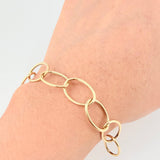 Pulso Burbujas 6.4gr / 7 1/2 in / 12mm Oro Amarillo +4 18K