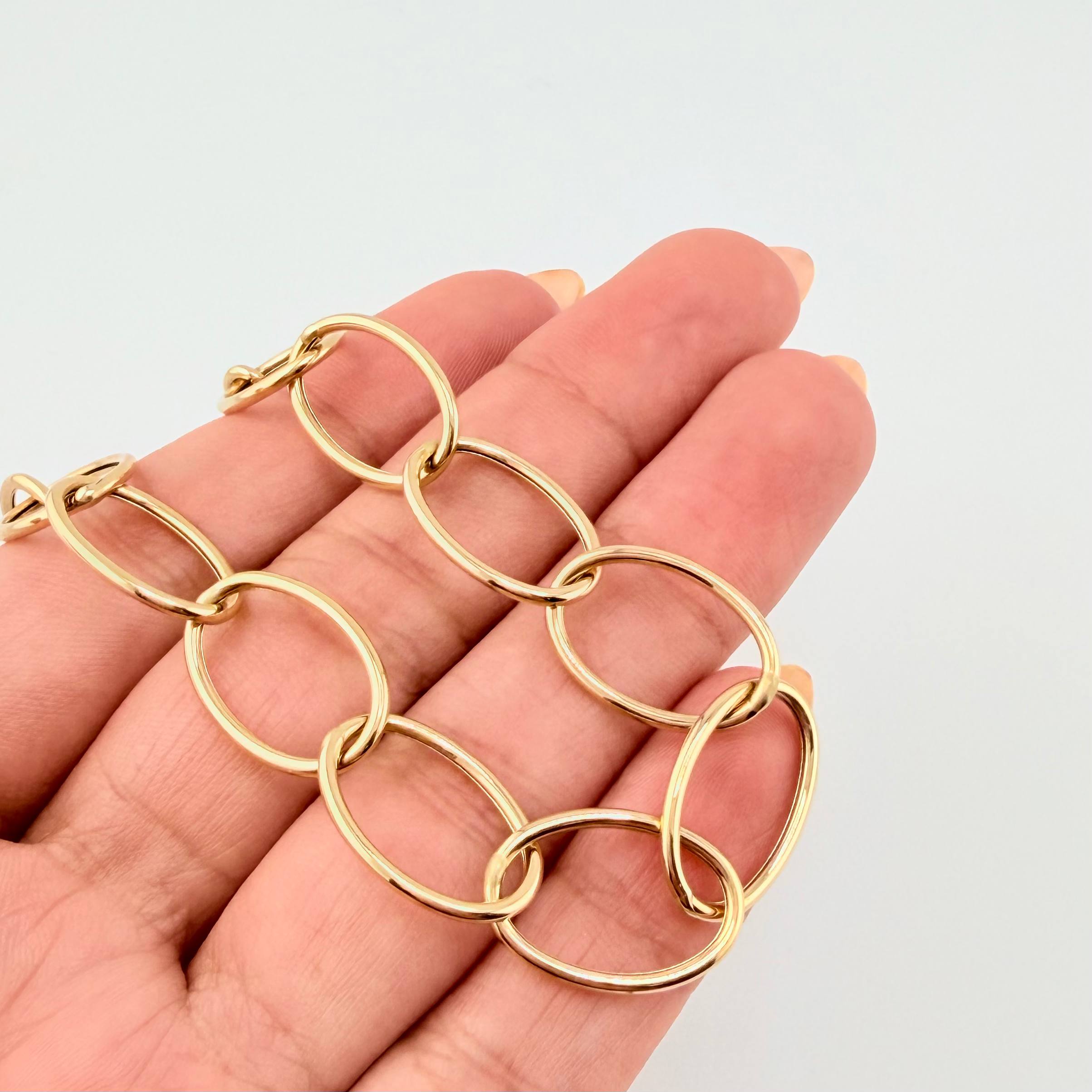 Pulso Burbujas 6.4gr / 7 1/2 in / 12mm Oro Amarillo +4 18K