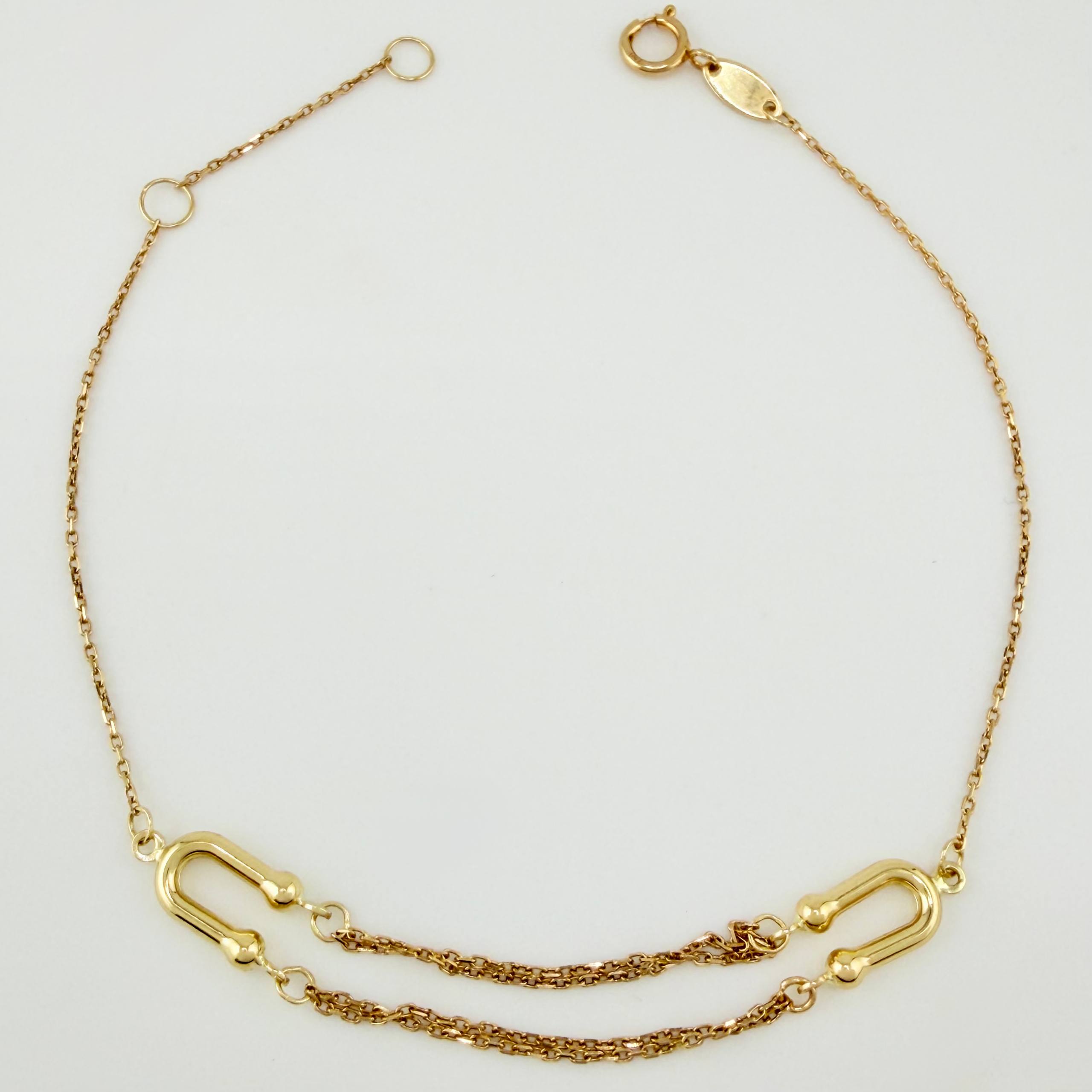 Pulso Cajón Imanes 1.3gr / 7 1/2 in / 0.8mm Oro Amarillo +4 18K