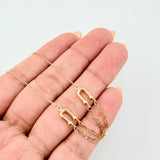 Pulso Cajón Imanes 1.3gr / 7 1/2 in / 0.8mm Oro Amarillo +4 18K