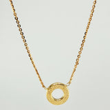 Cadena Aro Seguido Aro Tribal 3.9gr / 17 3/4 in / 1.4mm Oro Amarillo +4 18K