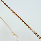 Cadena Aro Seguido Aro Tribal 3.9gr / 17 3/4 in / 1.4mm Oro Amarillo +4 18K