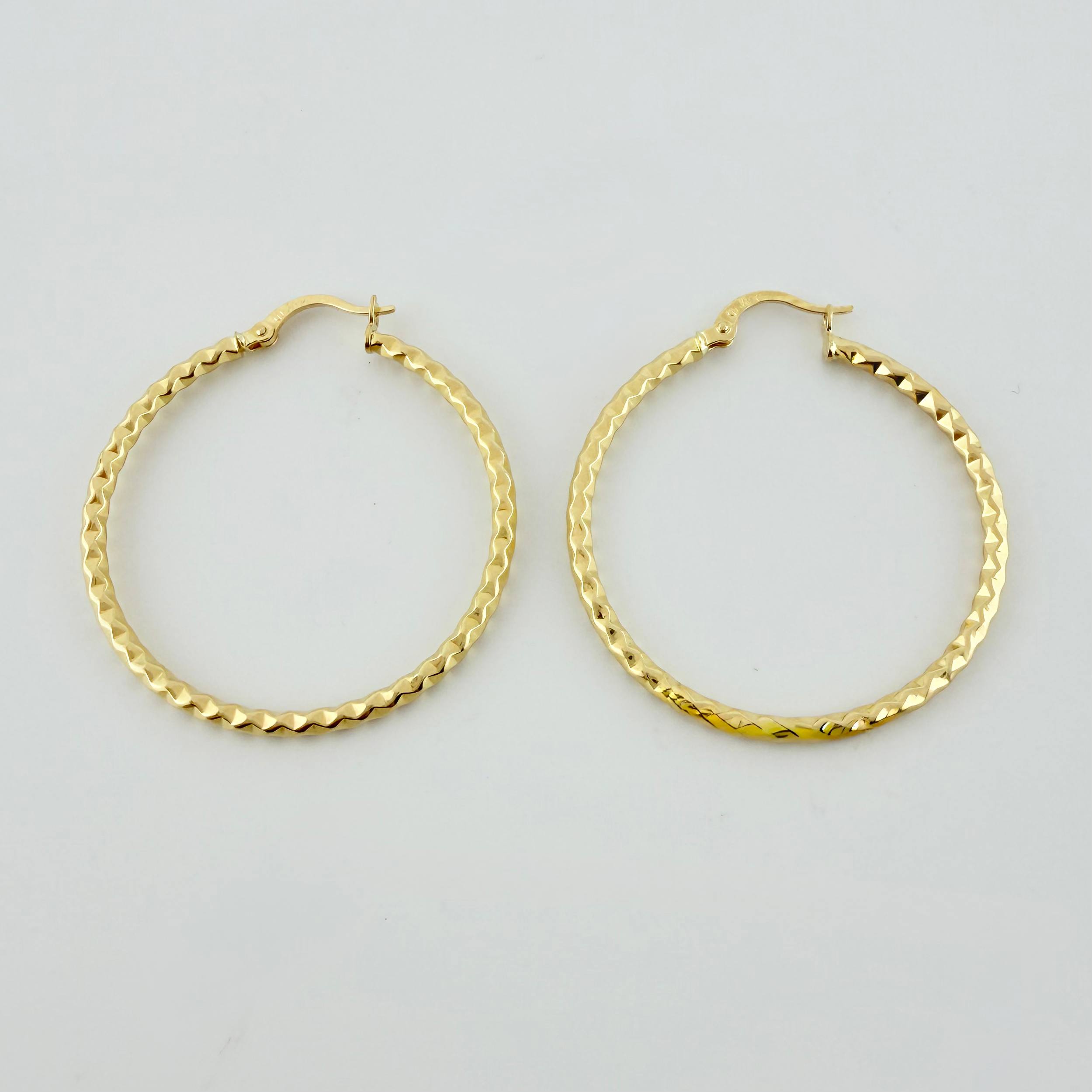 Candongas Kataleya 2.85gr / 1 1/2 in / Oro Amarillo 18K