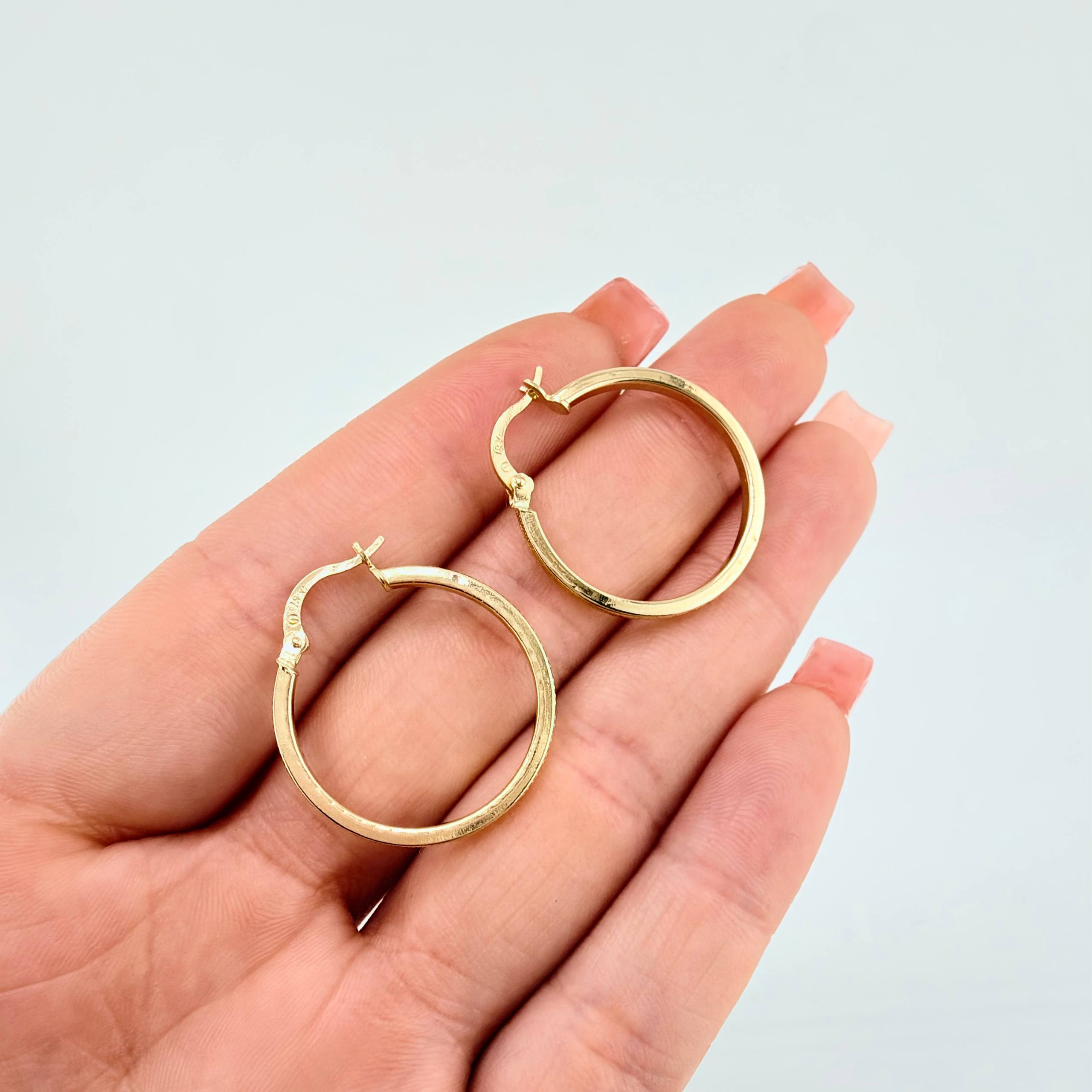 Candongas Tribal 1.65gr / 1 in / Oro Amarillo 18K