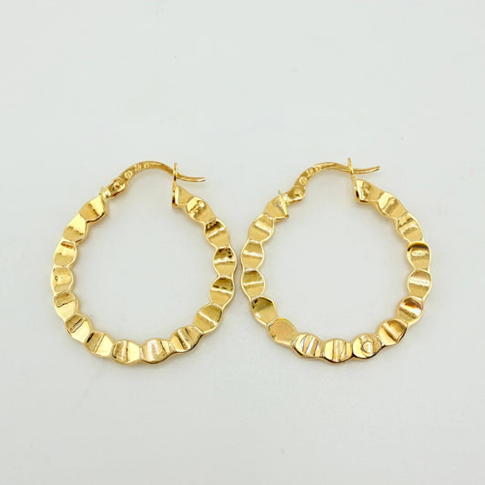 Candongas Siad 1.65gr / 1 in / Oro Amarillo 18K