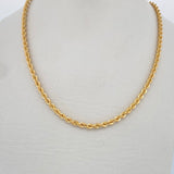 Rope Chain 4.65gr / 19 3/4 in / 18K Gold +3 $