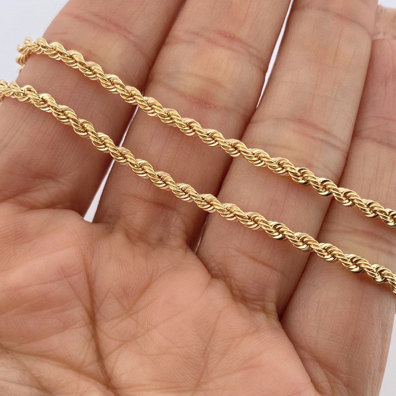 Rope Chain 4.65gr / 19 3/4 in / 18K Gold +3 $