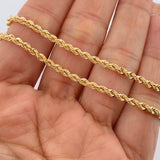 Rope Chain 4.65gr / 19 3/4 in / 18K Gold +3 $