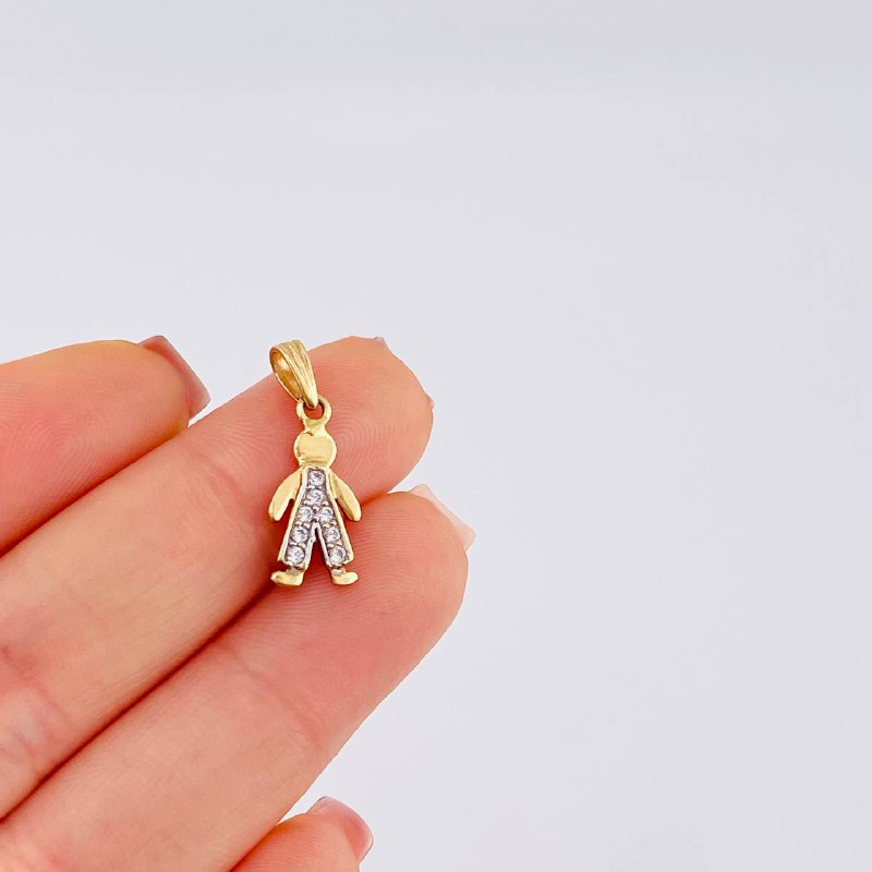 Dije Niño 1.15 g / 3/4 in Oro Amarillo 18K