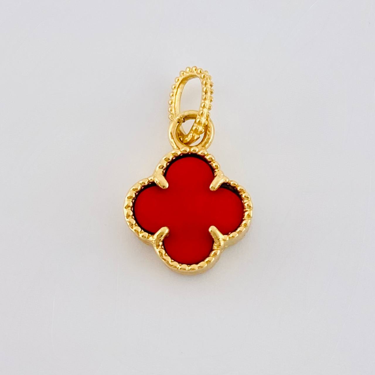 Dije Trebol 1 g / 3/4 in Oro Amarillo 18K