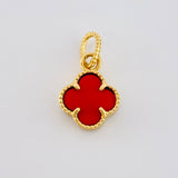 Dije Trebol 1 g / 3/4 in Oro Amarillo 18K