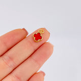 Dije Trebol 1 g / 3/4 in Oro Amarillo 18K