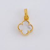 Dije Trebol 0.6 g / 1/2 in Oro Amarillo 18K