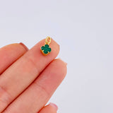 Dije Trebol 0.55 g / 1/2 in Oro Amarillo 18K