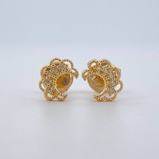 Topos Luna Elegante 0.8gr / Oro 18K &