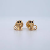 Stud Earrings 0.6gr / 18K Gold &