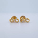 Stud Earrings 0.9gr / 18K Gold &