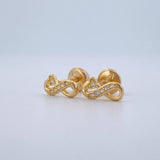 Stud Earrings 0.9gr / 18K Gold &