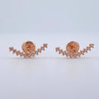Stud Earrings Line 0.8gr / 18K Gold &