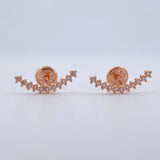 Stud Earrings Line 0.8gr / 18K Gold &