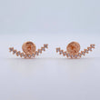 Stud Earrings Line 0.75gr / 18K Gold &