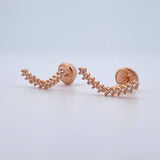 Stud Earrings Line 0.8gr / 18K Gold &