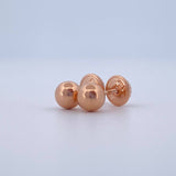 Stud Earrings Bead 0.5gr / 18K Gold &