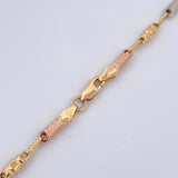 Rustic Tribal Chain 9.95gr / 57cm / 18K Gold &