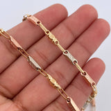 Rustic Tribal Chain 9.95gr / 57cm / 18K Gold &