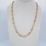 Rustic Tribal Chain 9.95gr / 57cm / 18K Gold &