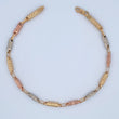 Rustic Barrel Anklet 6.45gr / 25cm / 18K Gold &