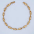 Bracelet Brown Grain 5.3gr / 8.7in / 18K Gold &