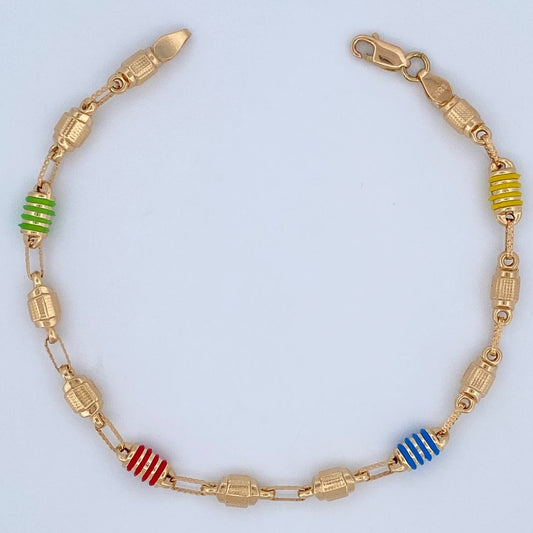 Bracelet 5.3gr / 8.3in / 18K Gold &