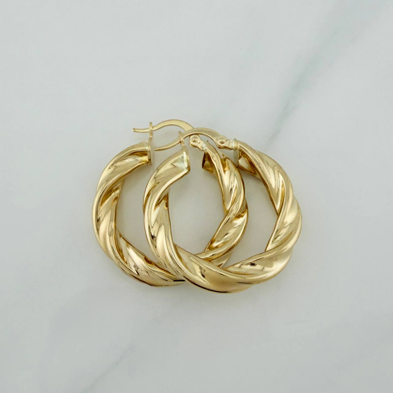 Candongas Mati 4.65gr / 3cm / Oro Amarillo 18K $