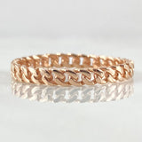 Cuban Ring 1.7gr / Size 7 3/4 / 18K Gold -