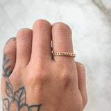 Cuban Ring 1.7gr / Size 7 3/4 / 18K Gold -