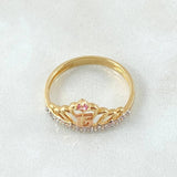 Crown Ring 15s 2.05gr / Size 6 1/4 / 18K Gold -