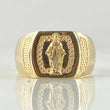 Anillo Virgen Milagrosa Punteado 3.55gr / T7 1/4 / Oro Amarillo 18K